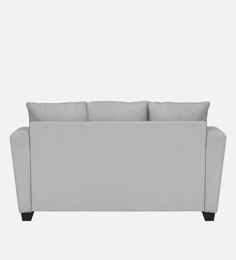 Ethos Velvet 3 Seater Sofa In Grey Color