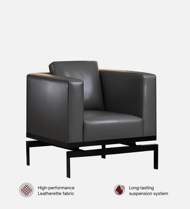 Etternia Leatherette 1 Seater Sofa