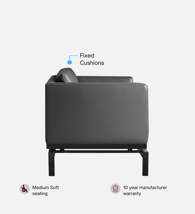 Etternia Leatherette 1 Seater Sofa