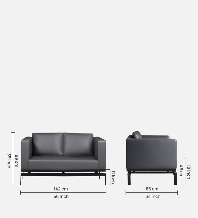Etternia Leatherette 1 Seater Sofa