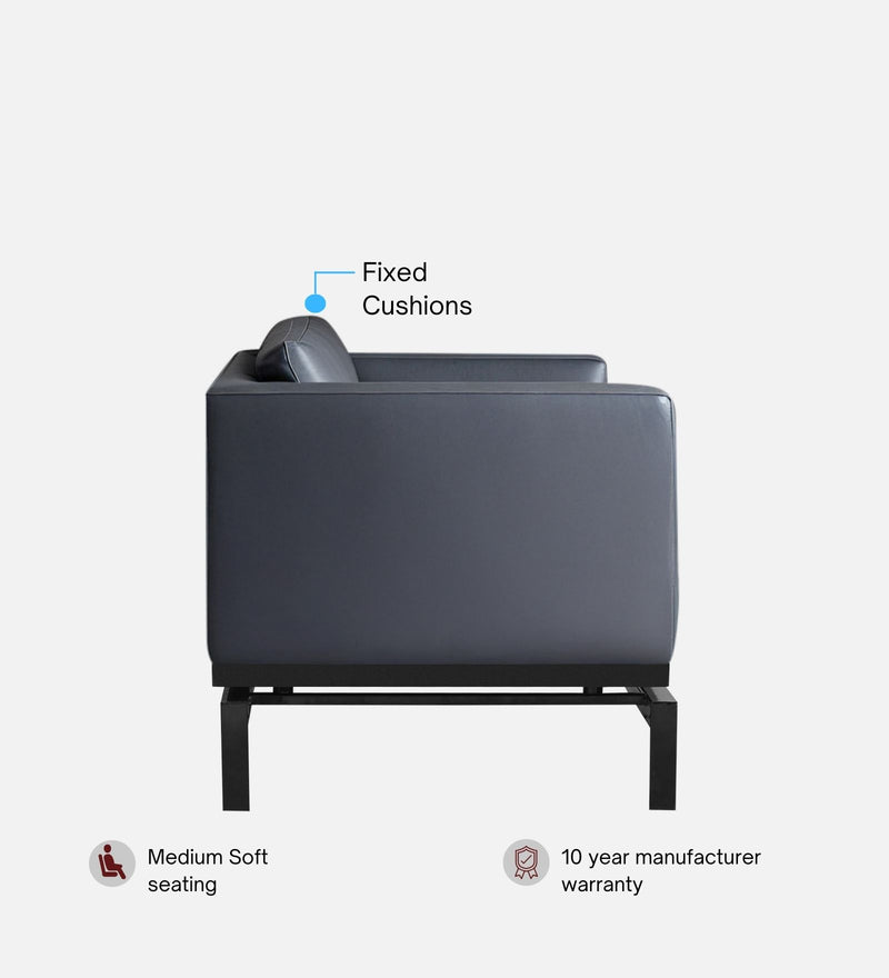 Etternia Leatherette 1 Seater Sofa