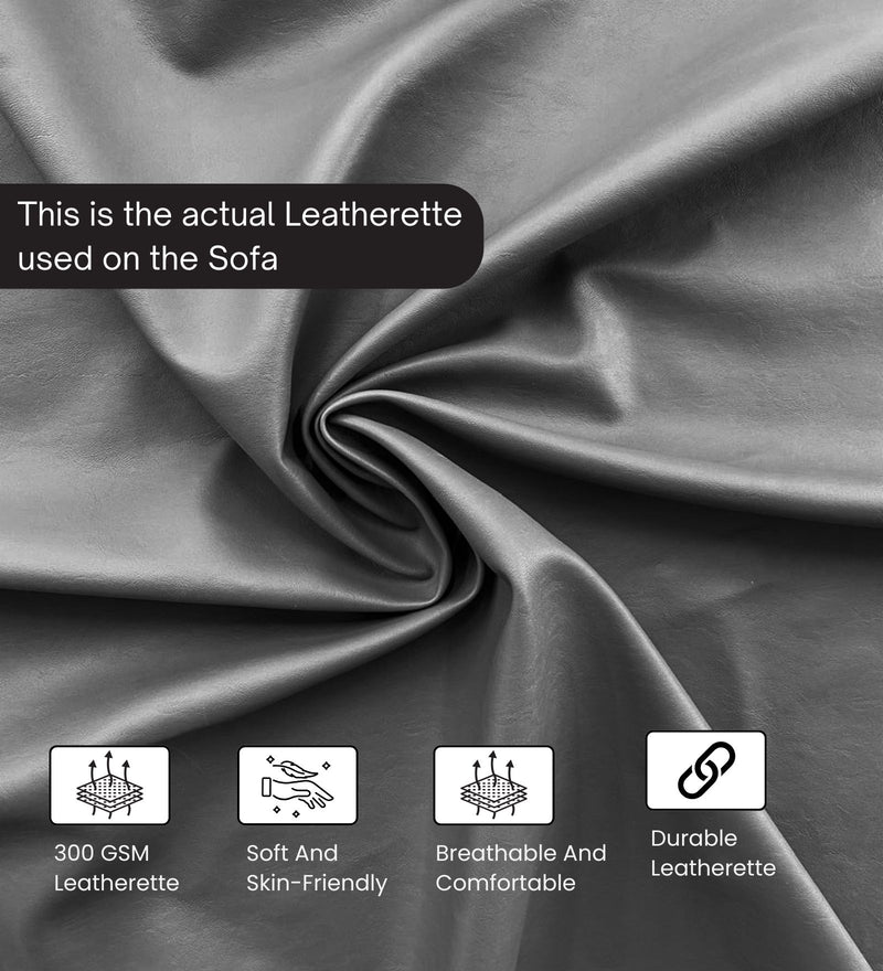 Etternia Leatherette 1 Seater Sofa