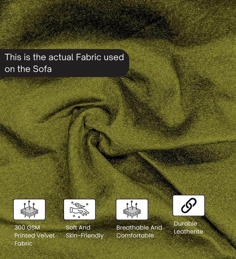 Etternia Leatherette 1 Seater Sofa