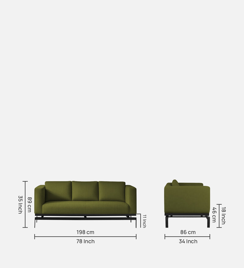 Etternia Leatherette 1 Seater Sofa