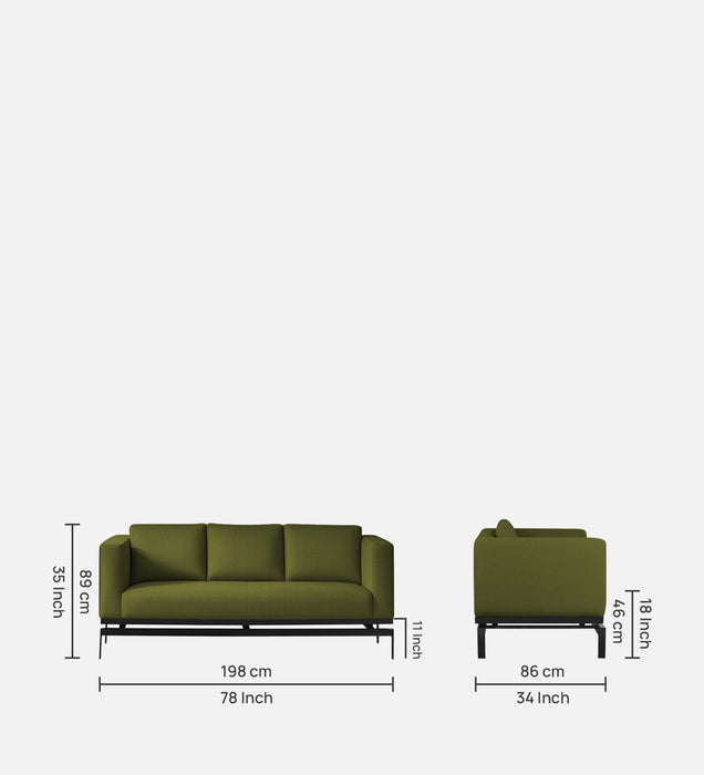 Etternia Leatherette 1 Seater Sofa