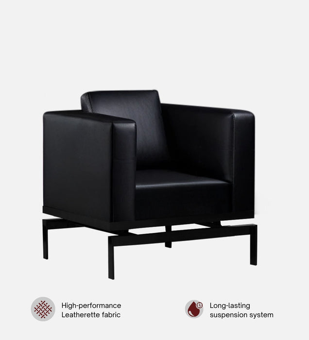 Etternia Leatherette 1 Seater Sofa