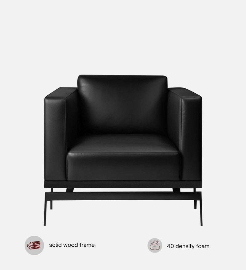 Etternia Leatherette 1 Seater Sofa