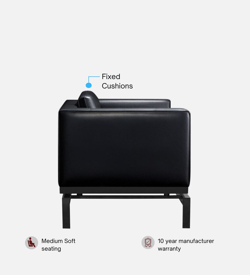 Etternia Leatherette 1 Seater Sofa