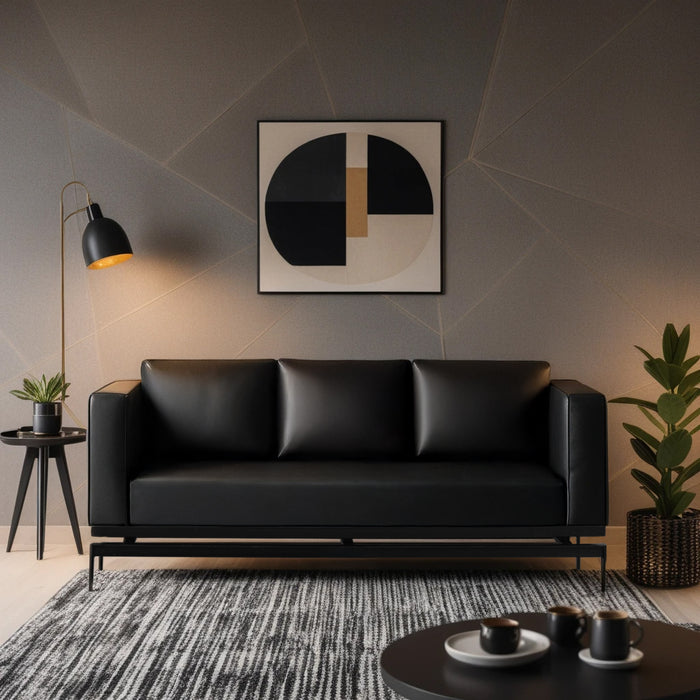 Etternia Leatherette 1 Seater Sofa