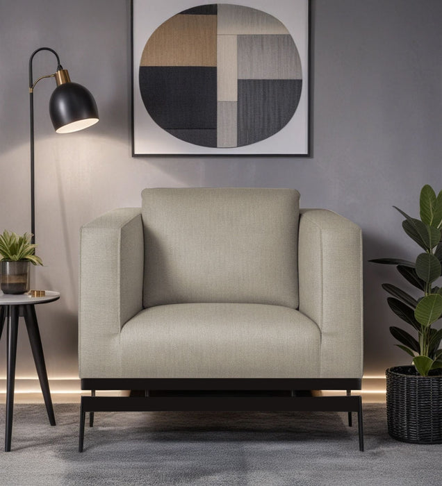 Etternia Leatherette 1 Seater Sofa