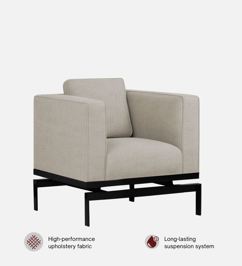 Etternia Leatherette 1 Seater Sofa