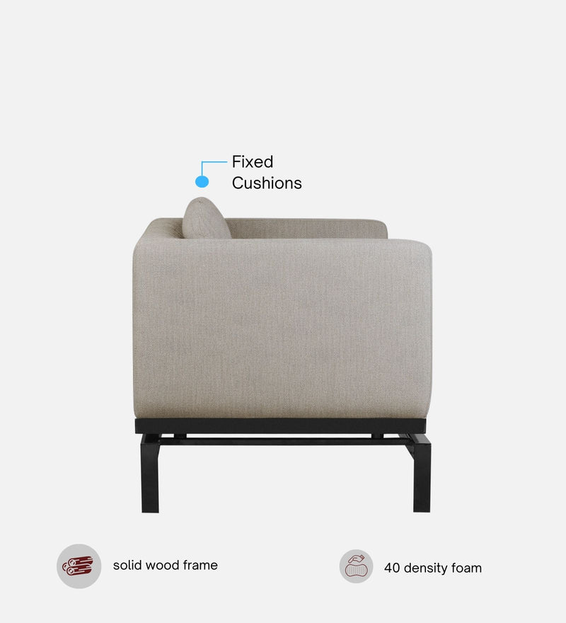 Etternia Leatherette 1 Seater Sofa