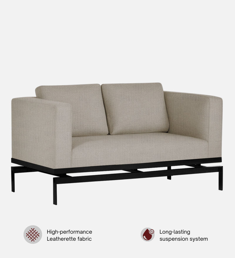 Etternia Leatherette 1 Seater Sofa