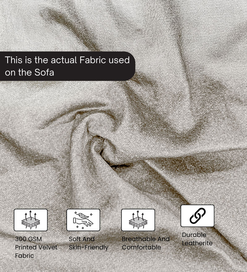 Etternia Leatherette 1 Seater Sofa