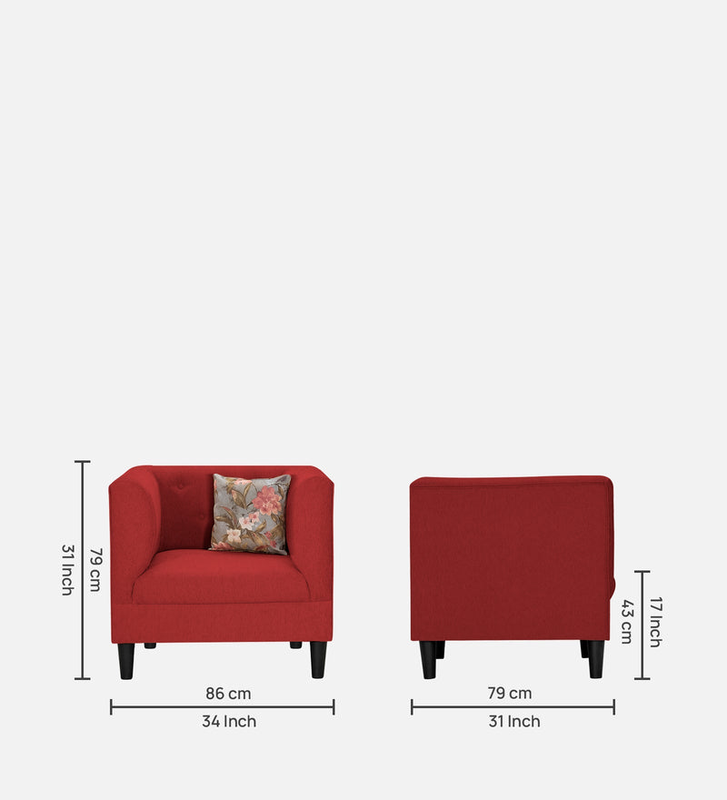 Garnet Fabric 2 Seater Sofa