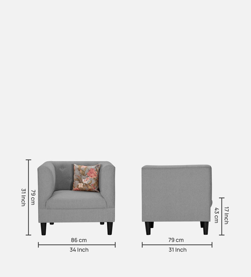 Garnet Fabric 2 Seater Sofa
