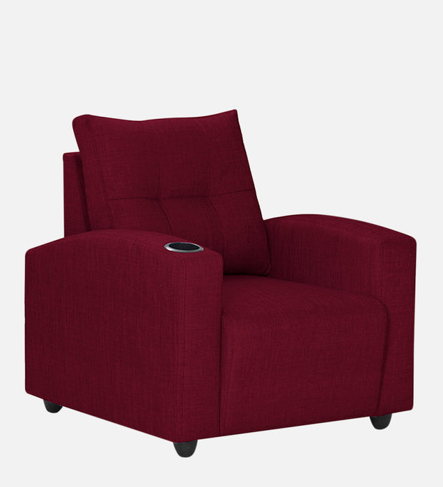 Topaz Fabric 1 Seater Sofa