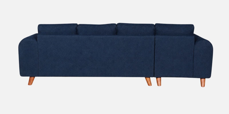 Gladiator Boucle Fabric LHS 6 Seater Sectional Sofa In Ink Blue Colour