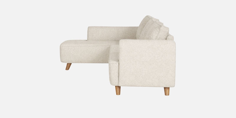 Gladiator Fabric LHS 6 Seater Sectional Sofa In Oat Cream Colour