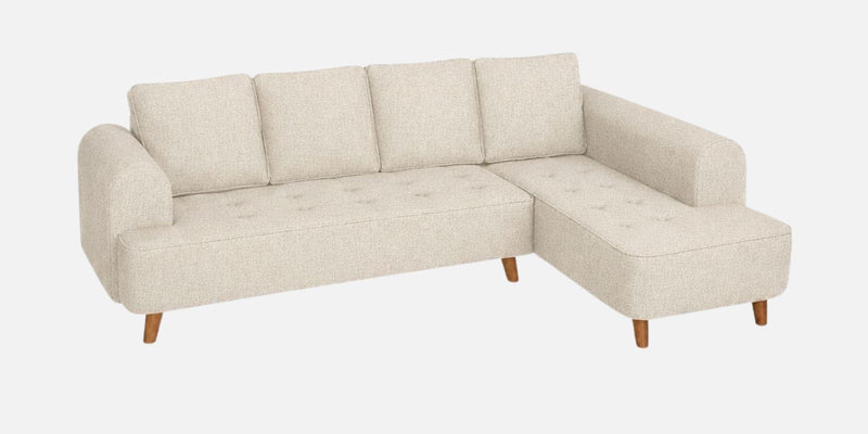 Gladiator Fabric RHS 6 Seater Sectional Sofa In Oat Cream Colour