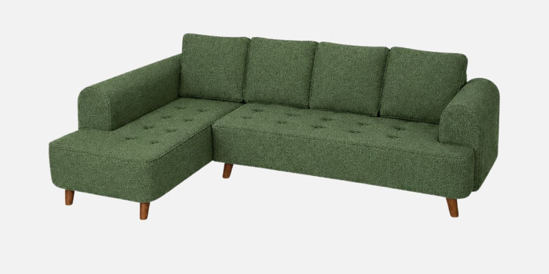 Gladiator Boucle Fabric LHS 6 Seater Sectional Sofa In Sage Brush Colour