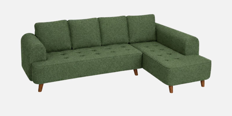 Gladiator Boucle Fabric RHS 6 Seater Sectional Sofa In Sage Brush Colour