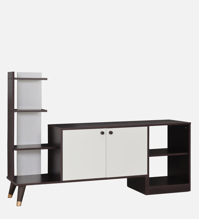 Genius Tv Unit In Walnut & White Colour