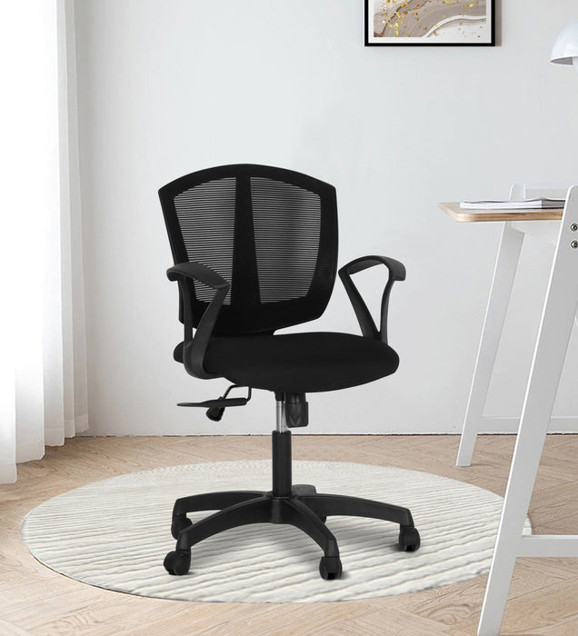 Grace Medium Back office chair In Black Colour