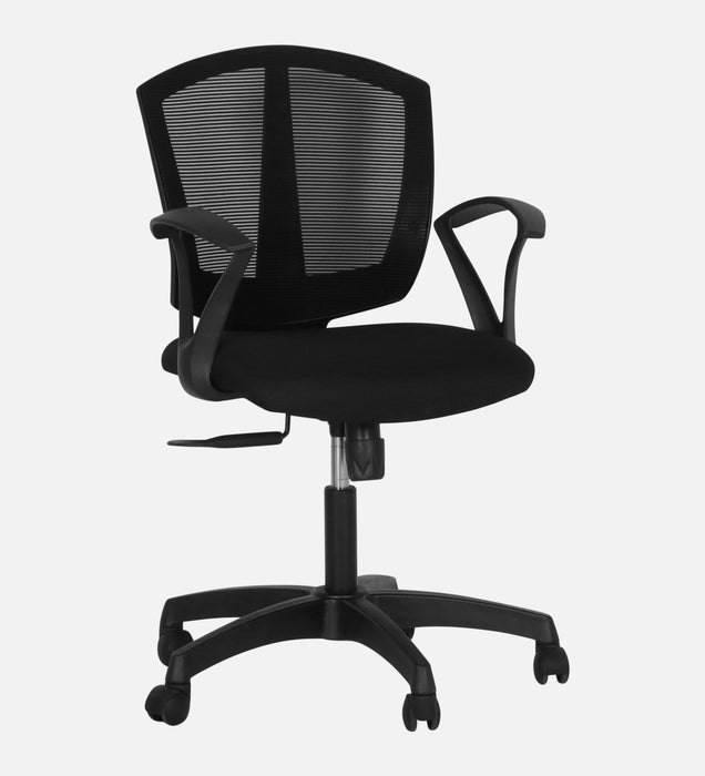 Grace Medium Back office chair In Black Colour