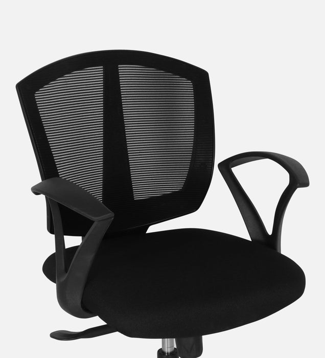 Grace Medium Back office chair In Black Colour