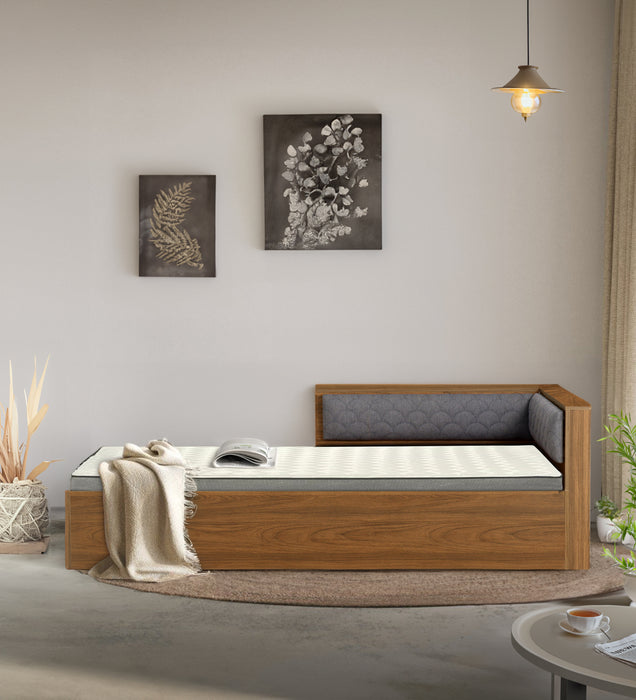 Ibaco upholstery headboard Single Bed with Storage