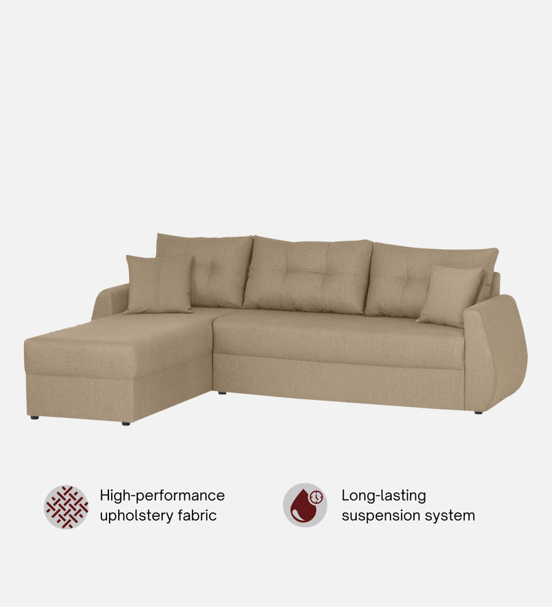 Indigo Fabric 6 Seater Sectional Sofa