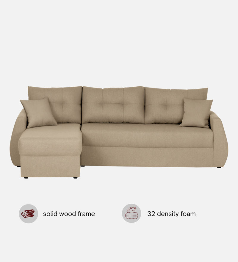 Indigo Fabric 6 Seater Sectional Sofa