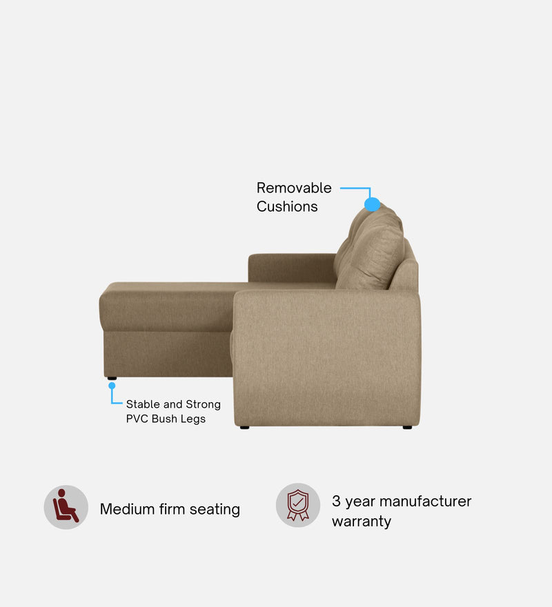 Indigo Fabric 6 Seater Sectional Sofa