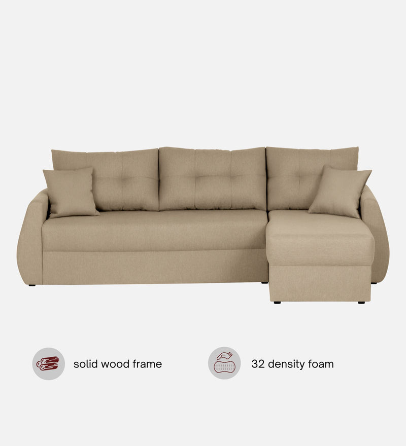 Indigo Fabric 6 Seater Sectional Sofa