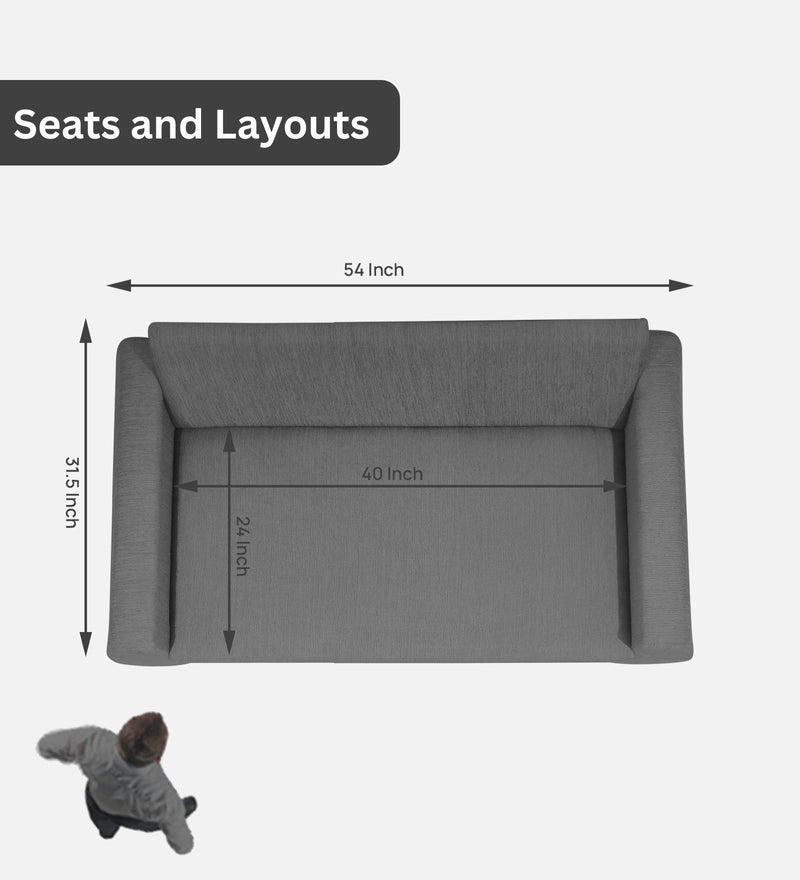 Indigo Comfort Fabric Sofa in 1, 2 & 3 Seater 2 Seater