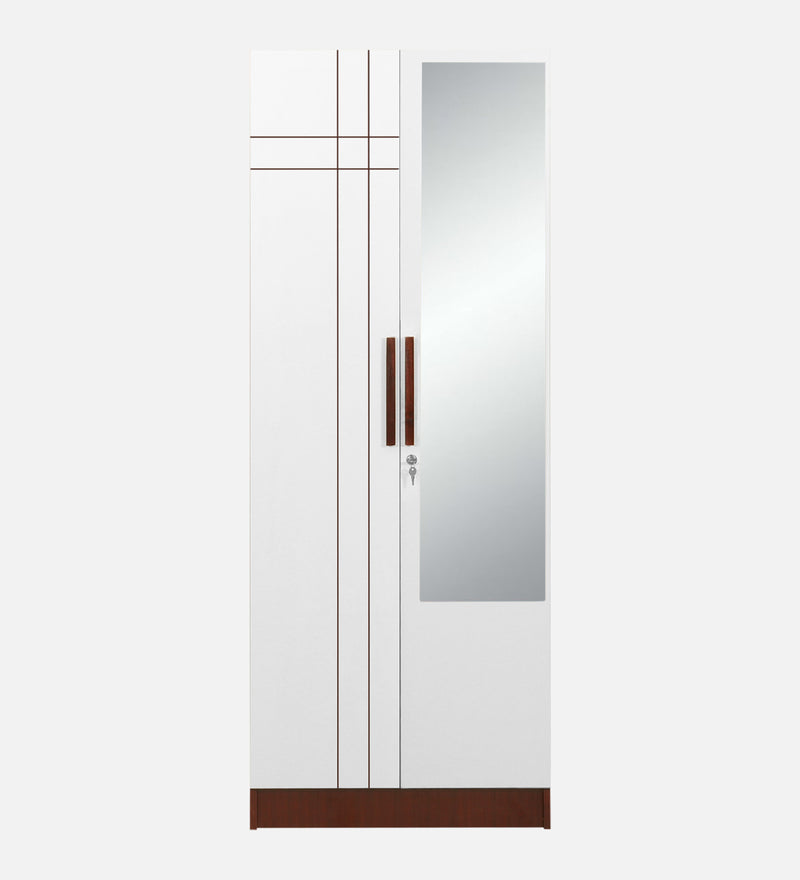 Elevate Your Home with the Trevi Jaguar Wardrobe in Sapele & White Colour