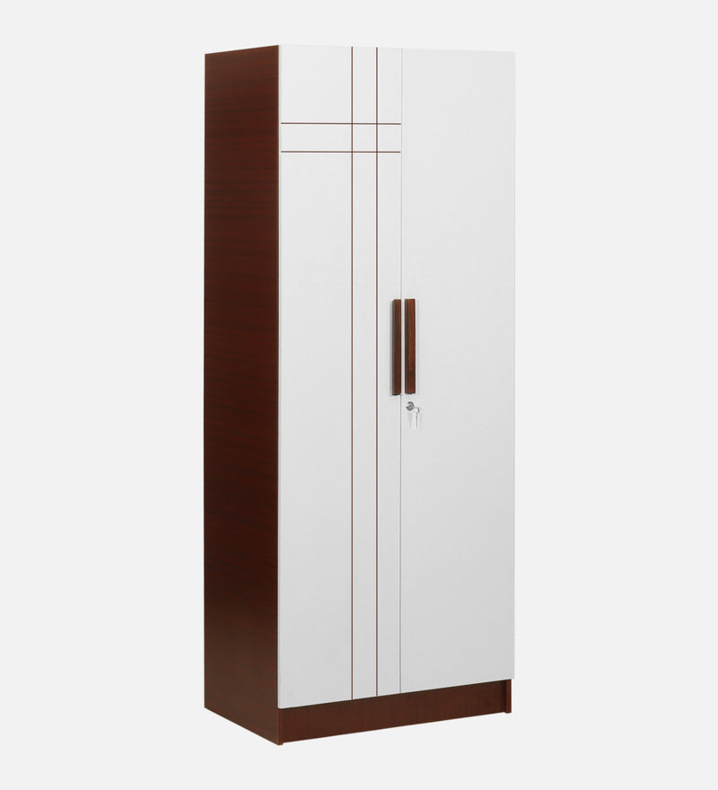 Elevate Your Home with the Trevi Jaguar Wardrobe in Sapele & White Colour