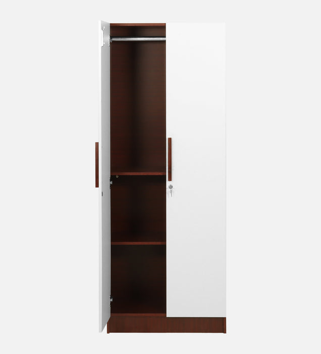 Jaguar Engineered wood Wardrobes in Sapele & White Colour