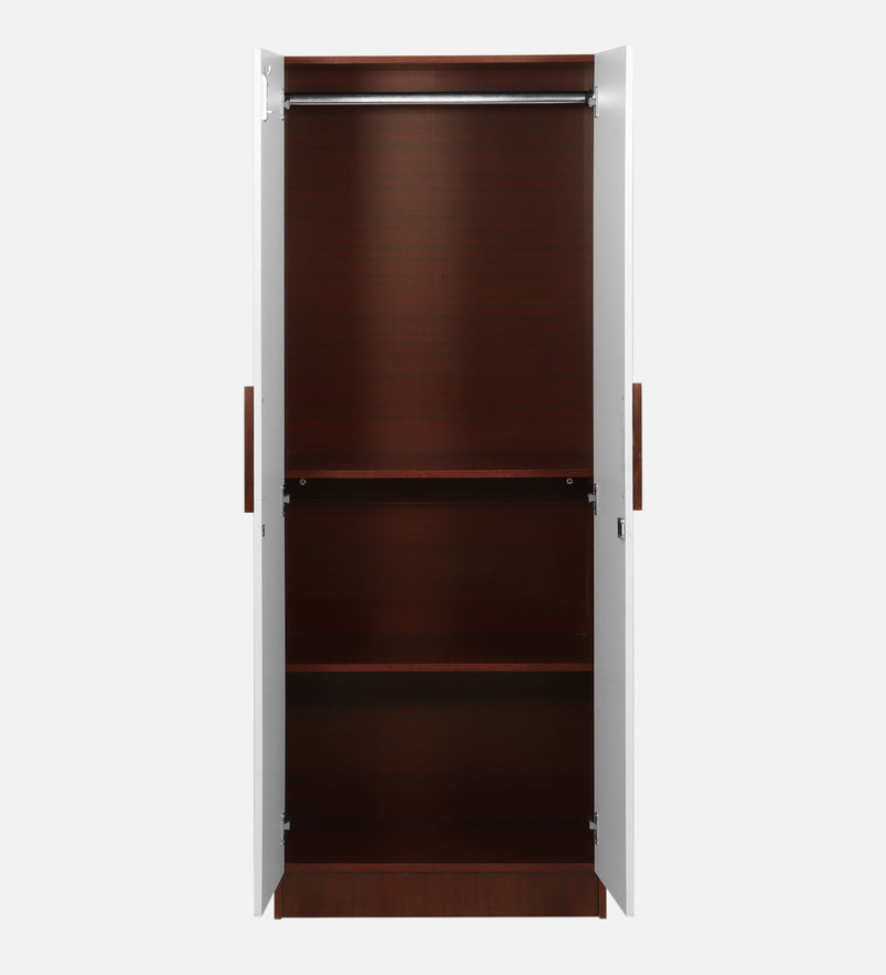 Elevate Your Home with the Trevi Jaguar Wardrobe in Sapele & White Colour
