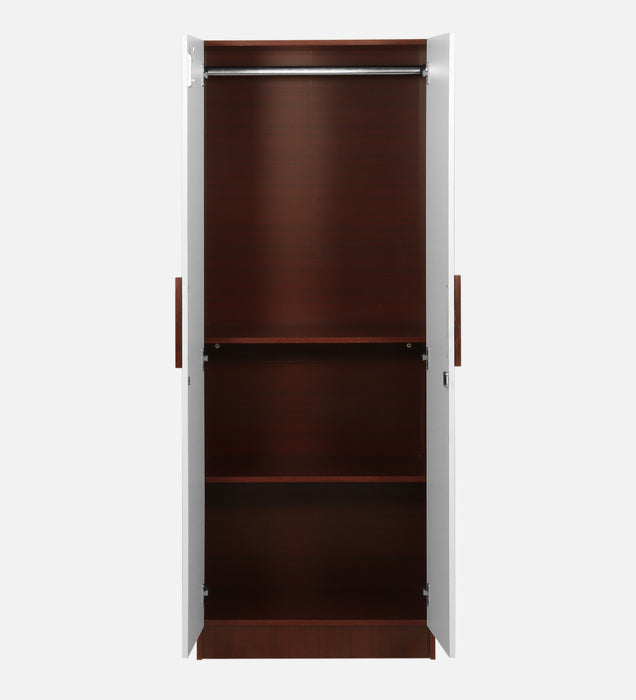 Jaguar Engineered wood Wardrobes in Sapele & White Colour