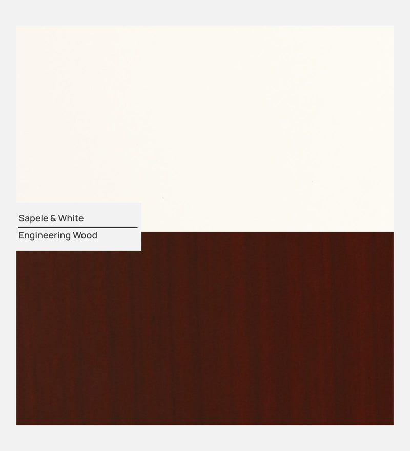 Elevate Your Home with the Trevi Jaguar Wardrobe - Sapele & White