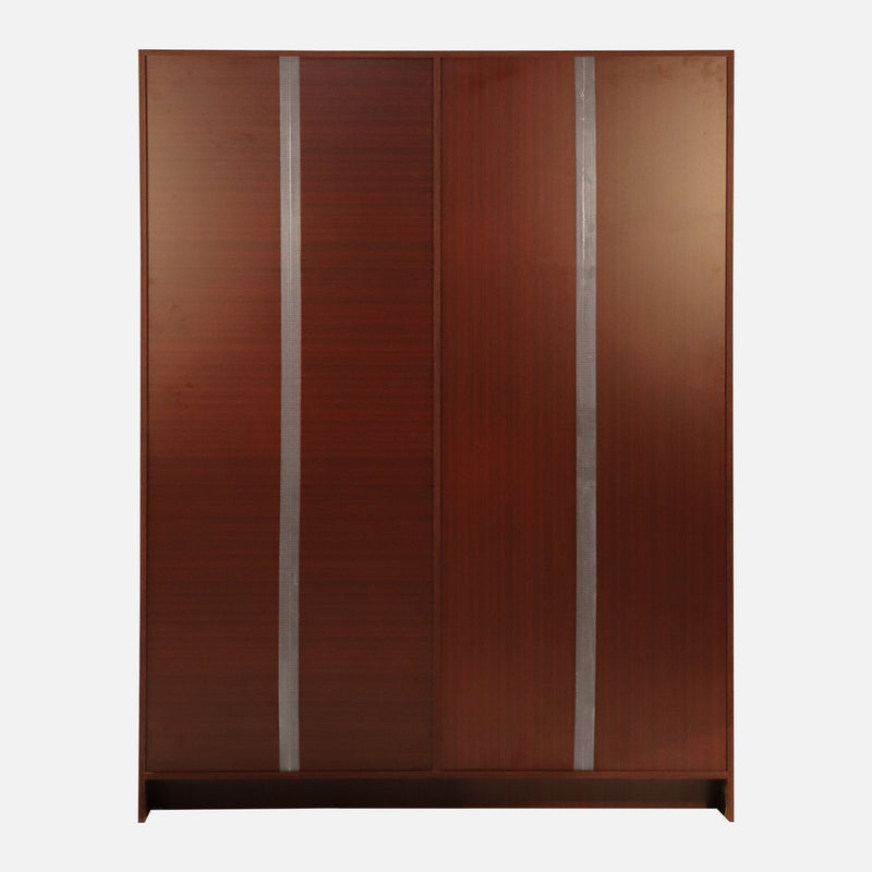 Elevate Your Home with the Trevi Jaguar Wardrobe - Sapele & White