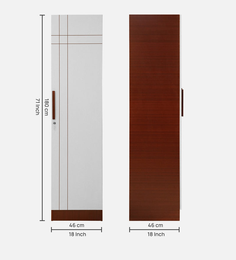 Elevate Your Home with the Trevi Jaguar Wardrobe - Sapele & White
