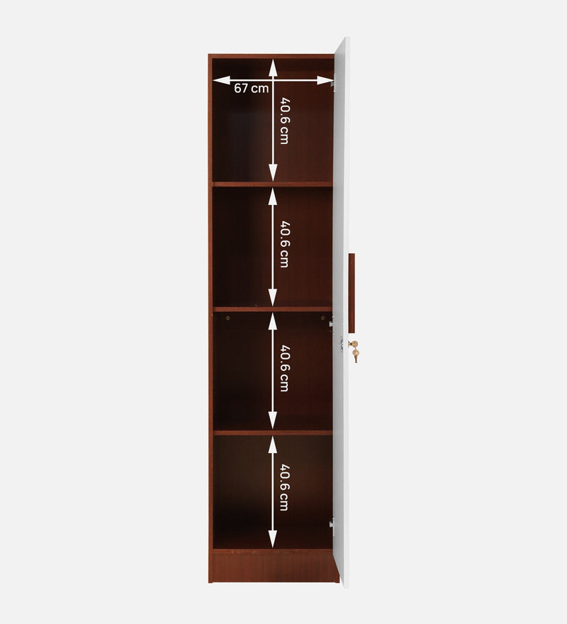 Elevate Your Home with the Trevi Jaguar Wardrobe - Sapele & White
