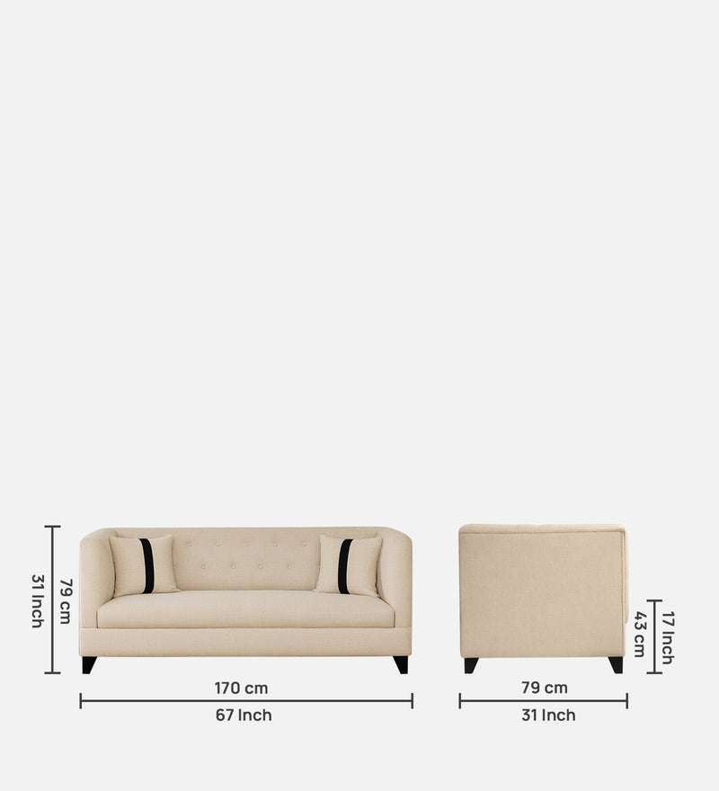 Jasper 1, 2 & 3 Seater Fabric Sofa