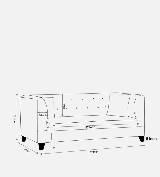 Jasper 1, 2 & 3 Seater Fabric Sofa