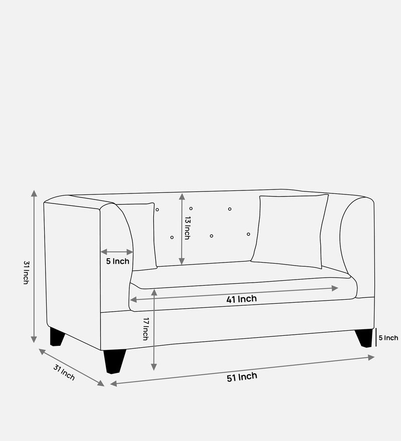 Jasper 1, 2 & 3 Seater Fabric Sofa