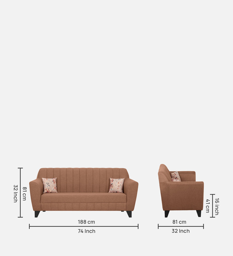 Java Comfortable and Luxurious soft Fabric 1 seater Sofas