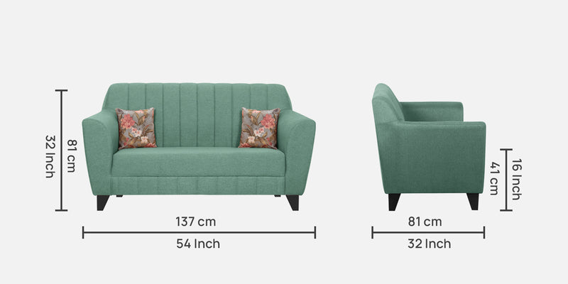 Java Comfortable and Luxurious soft Fabric 2 Seater Sofas